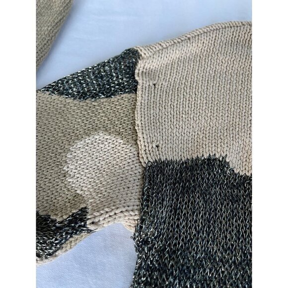 Zadig & Voltaire SZ S Master Camo Knit Mesh Sweater Asymmetrical NWOT - Picture 7 of 16